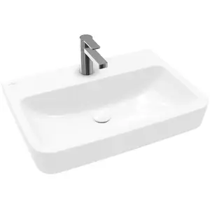 Villeroy & Boch, Lavabo, V&B lavabo à poser O.NOVO 650x460mm sans PLB we AntiBac C+ (460 mm, 650 mm)