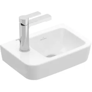 Villeroy & Boch, Lavabo, V&B lave-mains O.NOVO COMPACT 360x250mm Be re o ÜL we AntiBac C+ (250 mm, 360 mm)