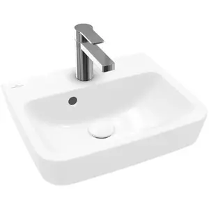 Villeroy & Boch, Lavabo, V&B Lave-mains O.NOVO 450x370mm avec lavabo AntiBac C+ (370 mm, 450 mm)