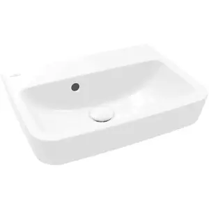 Villeroy & Boch, Lavabo, V&B lave-mains O.NOVO 500x370mm o HL m ÜL we AntiBac C+ (370 mm, 500 mm)