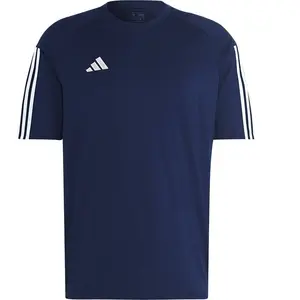 adidas Sportshirt Heren - Tiro 23 - Blauw - Katoen pas cher