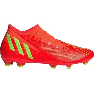 Baskets - ADIDAS - Predator EDGE3 FG M - Rouge - Moulés - Respirant pas cher