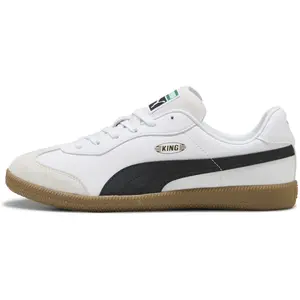 PUMA Chaussures de football King 21 It unisexes, Puma White PUMA Black Gum, 40.5 EU pas cher