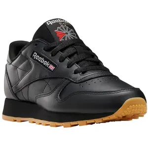 Comparateur de prix : Reebok Classic Leather Femme Baskets, CBLACK/PUGRY5/RBKG03, 37.5 EU