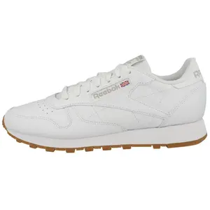 Reebok Classic Leather Mixte Sneaker, FTWWHT/PUGRY3/RBKG03, 48 EU pas cher