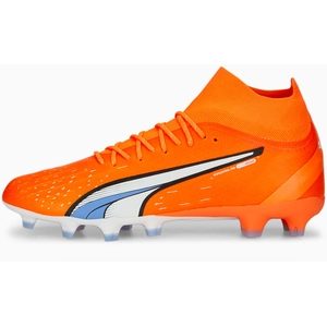 PUMA Ultra Pro FG/AG, Chaussure de Football Homme, Ultra Orange Puma Blanc Bleu Glimmer, 47 EU pas cher