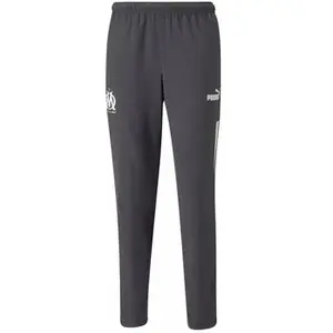 Pantalon de survêtement Puma OM - Réf. 769587-26. Couleur : Gris. Déta... pas cher
