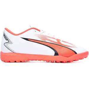 PUMA Ultra Play TT, Chaussures de football pour homme, Puma Blanc Puma Black Fire Orchid, 40 EU pas cher