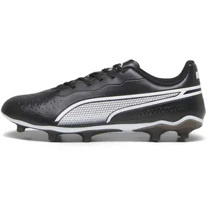 PUMA KING MATCH FG/AG Unisex Sportschoenen - Zwart/Wit - Maat 42,5 pas cher