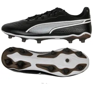 Comparateur de prix : PUMA Chaussures de football King Match Fg/Ag unisexes, Puma noir Puma blanc., 44.5 EU