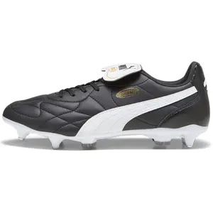 PUMA Chaussures de football unisexe King Top Mxsg, Puma Noir PUMA Blanc PUMA Or, 39 EU pas cher