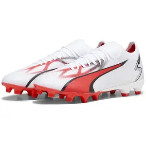 Puma Chaussures Ultra Match Fg/Ag - 107347-01 Blanc - 45 pas cher
