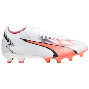 PUMA ULTRA MATCH FG/AG Unisex Sportschoenen - Zwart/Wit/Roze - Maat 40... pas cher