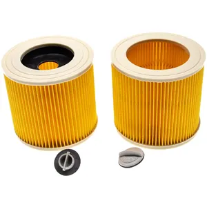 VHBW vhbw Lot de 2x filtres à cartouche compatible avec Kärcher A 2500... pas cher