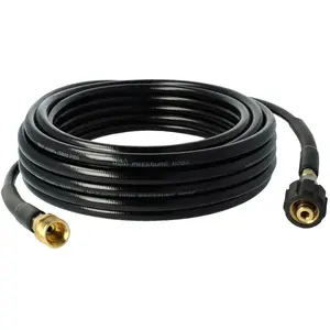 Vhbw vhbw Tuyau de rallonge 10 m compatible avec Kärcher K3, K 2 Premium Home, K 3.65 MD nettoyeur haute pression avec connexion M22 x 1,5, noir pas cher