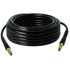 Vhbw vhbw 15m Tuyau haute-pression compatible avec Kärcher K 7.710 T 400, K 7.750, K 7.70MX-4F-WB *EUR nettoyeur haute pression - Filetage en laitonVendu parrakuten