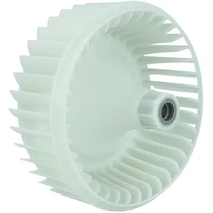 vhbw Turbine de ventilation compatible avec Samsung DV70M5020KW/EE, DV70M50203W/LE, DV70M50201W/ET sèche-linge, séchoir - Hélice 14,8 cm blanc pas cher