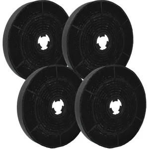 4x Filtres à charbon actif universel pour diverses hottes aspirantes -...