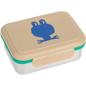 Lässig Boîte à goûter inox Happy Trails Frog pas cher