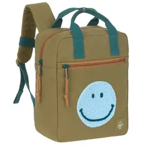 Lässig Petit sac à dos carré Little One & Me olive pas cher