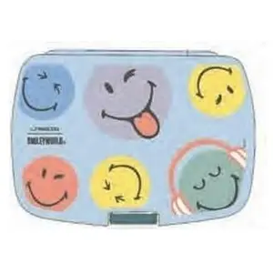 Lässig SmileyWorld Lunchbox - Blue pas cher