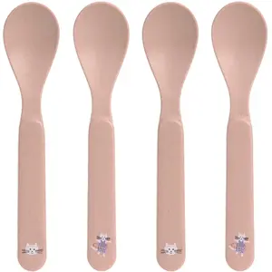 Lässig Tiny Team Cat Lepels - 4 Stuks - PP/Cellulose - Roze pas cher