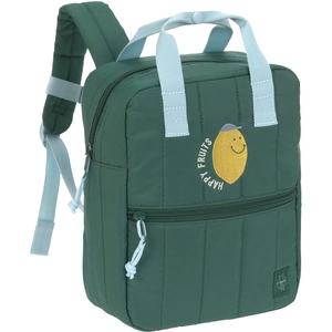 LASSIG Mini Sac à dos carré Little Gang Citron vert foncé