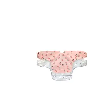 Lässig, Bavoir, Lätzchen Ärmel-Lätzchen 2er Pack Long Sleeve Bib - (6 ... pas cher