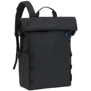Lässig Luiertas Rugzak Outdoor Rolltop Green Label Zwart pas cher