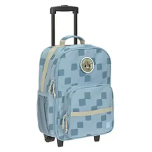 Lässig Valise à roulettes Pattern Party bleu pas cher