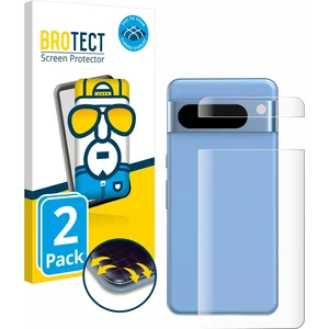 BROTECT - Screenprotector voor Google Pixel 8 Pro (Achterkant) - Folie Beschermfolie transparant volledig dekking - (2 Stuks) pas cher