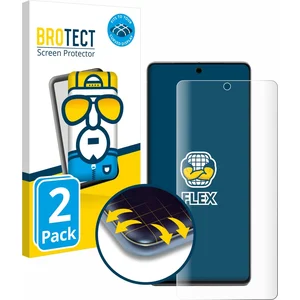 BROTECT - Screenprotector voor Google Pixel 7 Pro (case-friendly) - Folie Beschermfolie transparant volledig dekking - (2 Stuks) pas cher