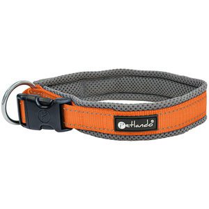 taille L : 50-55cm de tour de cou, 40mm de large Petlando Outdoor collier, orange pour chien pas cher