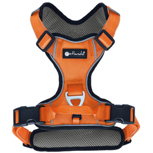 Harnais Petlando Outdoor, orange taille M : 56-68cm tour de poitrine chien pas cher