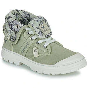 Baskets montantes Mustang 26M0742006-SAGE solde femme pas cher