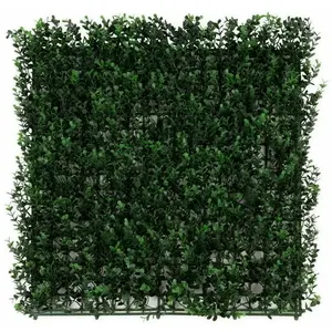 Décoration murale en plantes artificielles - KARAT - Buxus - 50 x 50 c...Vendu parcdiscount