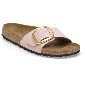 Sandales cuir grand boucle femme Birkenstock Madrid Nubuck pas cher