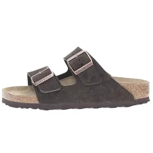 Birkenstock Birkenstock Arizona Suede Leather Colour Marron - 41 pas cher