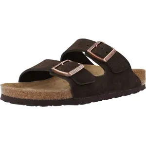 Birkenstock Birkenstock Arizona Suede Leather Colour Marron - 36 pas cher