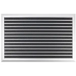 KARAT Paillasson en aluminium Spectral Avec brosses 68 x 98 cm pas cher