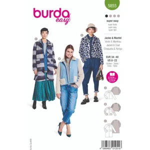 Burda nr.5855 maat 34 - 48