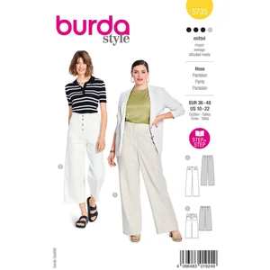 Burda Naaipatronen Dames - Maat 48/Maat 46/Maat 44/Maat 42/Maat 40/Maat 38/Maat 36