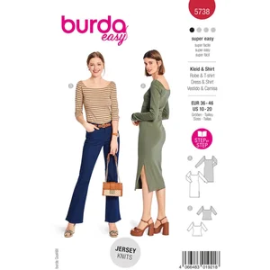 Burda naaipatroon 5738 maat 10-20 (36-46) - Burda