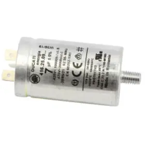 Liebherr Condensateur compatible Candy 41039164 7uf avec cosses enfichables pour sèche-linge pas cher