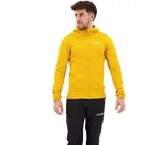 Adidas Terrex Xperior Light Fleece Fleece Met Volledige Rits Geel L Man