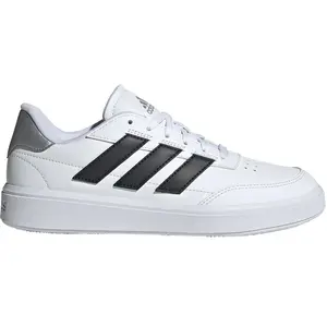 adidas Femme Courtblock Shoes, Cloud White/Core Black/Silver, 40 2/3 EU pas cher