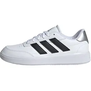 adidas Femme Courtblock Shoes, Cloud White/Core Black/Silver, 40 EU pas cher