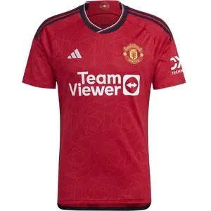 Adidas T-shirt à Manches Courtes Domicile Manchester United 23/24 pas cher