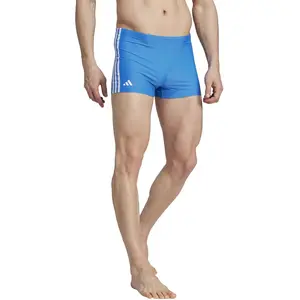 adidas Maillot de bain classique 3 bandes pour homme, noir, taille 26 pas cher