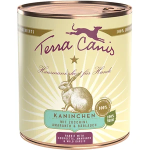 6x800g lapin classic Terra Canis - Pâtée pour chien pas cher